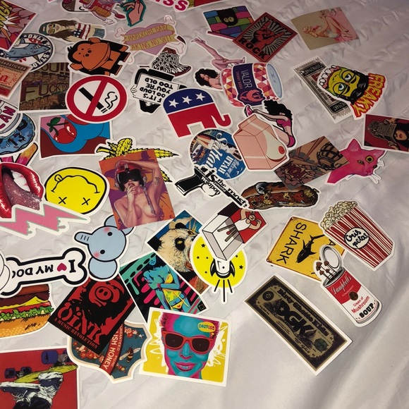 166 skateboard stickers - Picture 5 of 7